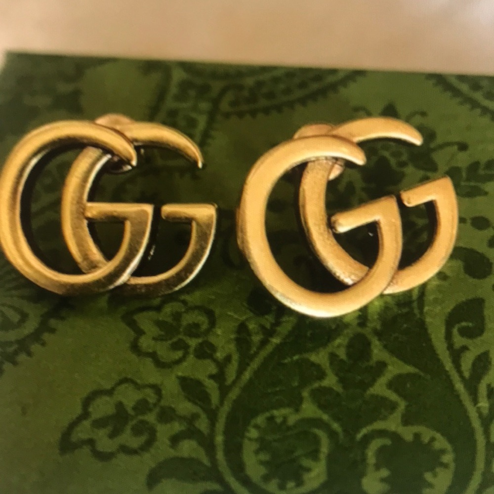 Gucci Gold Iconic GG Earrings